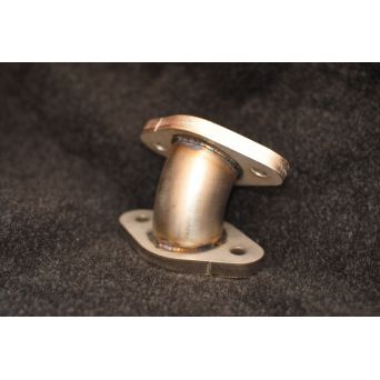 35mm 38mm External Wastegate Dump Tube Screamer Pipe Angle Adapter Spacer Stainless