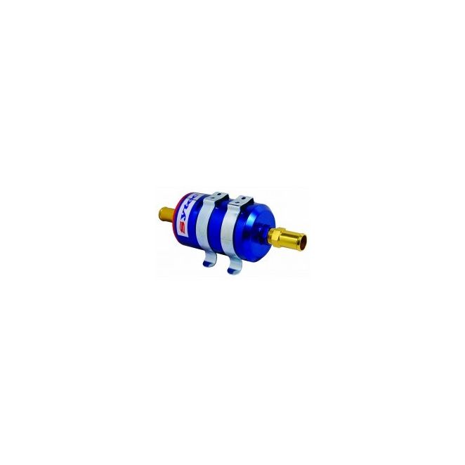 Sytec BULLET FUEL FILTER 8mm-8mm (Blue)