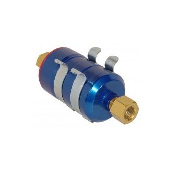 Sytec Bullet Fuel Filter 14x1.5mm in 12x1.5mm out (Blue)