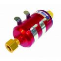 Sytec Bullet Fuel Filter 14x1.5mm in 12x1.5mm out (Red)