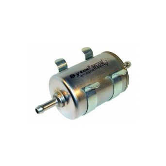 Sytec Fuel Filter 8mm in 8mm out With Bracket