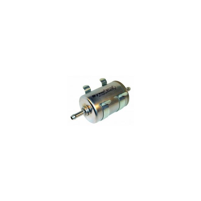 Sytec Fuel Filter 8mm in 8mm out With Bracket