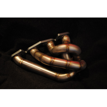 Saab GT28 GT30 GT35 / Holset HY-HX35 Non Equal Length Stainless Tubular Manifold Comp Timing Side